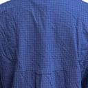 Everlane  The Cotton Tourist Shirt Plaid Button Down Navy Blue Size Small Photo 2