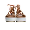 Sorel  Womens 9 Cameron Platform Gladiator Sandal in Honest Beige/Gum NEW Photo 2