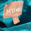 Show Me Your Mumu  teal dress, hemmed to fit petite size. Photo 4