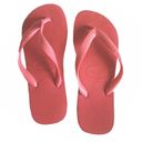 Havaianas Top  𓆉 Flip Flop Sandals 𓆉 Brazilian Beach Sandals 𓆉 Solid Pink Photo 7