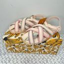 Farm Rio  Zigzag Stitch size 10 (EU 42) Fisherman Strappy Sandals In Nude Photo 2