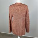 Nine West  Orange & White Cable Knit Cardigan Size Small Photo 3