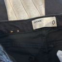 Garage  tie front black jeans size 0 Photo 2