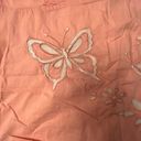 Fashion Bug Vintage Y2K  Pink Babydoll Butterfly Sleeveless Tank Top Size Large Photo 2