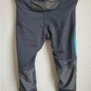 Pearl Izumi  Cycling Leggings Pants Gray Blue Aurora Splice 3/4 Crop Wome… Photo 2