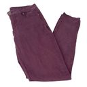 Maurice's  Skinny Jeans Burgundy Size Large Photo 0