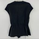 Vince  Asymmetrical Black Vest Jacket Size XS Photo 6