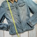 Ralph Lauren RL 67  Blue Denim Corduroy Collar Vintage Jacket Women’s Size Small Photo 4