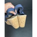 Clarks  Annadel Women Size 8.5 Cork Wedge Sandal 3" Heels Open Toe Platform Shoe Photo 5