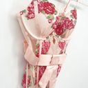 Victoria's Secret  VS Womens Floral Embroidered Mesh Lace Corset Top Size 36B Pink Photo 3