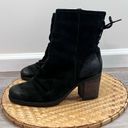 Krass&co Bos &  Barlow boots black leather suede lace up back heels Photo 1