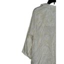 Tahari  Women's Shirt 100% Linen My Perfect Shape Button Tunic Grey Sz. 3XL NWT Photo 8