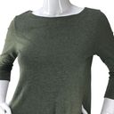 J.Jill  Pure Jill Womens Size XS Green TShirt Top Round Neck Comfort Photo 1