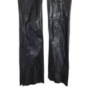 Bebe Vintage  Leather Straight Leg Pants Size 4 Photo 3