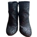 Call it spring Black Round Toe Glitter Boots Photo 1