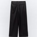 ZARA NWT  COMBO BOXER PANTS in Black. Size Medium. Photo 2