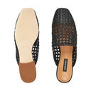 Nine West Shanie Woven Mule Flats in Black Photo 8