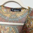 Vintage Y2K Rainbow Paisley High Low Top​ Size L Photo 3