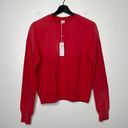 RE/DONE Womens Size Small Classic Crewneck in Faded Crimson Photo 5