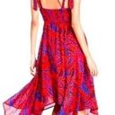 Alexis  for Target Tropical Leaf Tie Strap Asymmetrical Hem Dress Sz. XS Photo 1