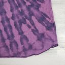 American Apparel NWOT  50/50 Custom Purple Bleach Tie Dye Spiral Tank Top Medium Photo 2