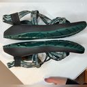 Chacos Chaco ZX/2 Sport Turquoise Green Black Hiking Sandals Thin Toe Strap Women's 10 Photo 6