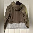 Full Tilt Women’s olive fleece lined jacket with hood Photo 3