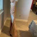 Cinderella Divine Women’s formal sparkly dress size 4
Brand is 
Rose gold color Photo 7