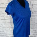 Xersion v-cut dri fit short sleeve activewear shirt blue sz S women Photo 3