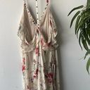 Haute Hippie  Dress Womens 4 Cream Floral Ruffle Tiered Summer Flowy Mini Fairy Photo 3