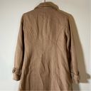 Anne Klein ANNE‎ KLEIN long trench wool blend coat jacket size small brown/camel Photo 5