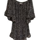 ee:some  LEOPARD ROMPER IN BLACK WOMENS SIZE SMALL NWT Photo 3