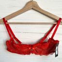 Frederick's of Hollywood  Lace Balconette Bra 36B Adjustable Straps Bow Accent Photo 0