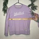 Life is Good  | women light purple crewneck pullover Photo 4