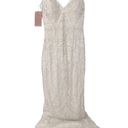 BHLDN  ASLIN BEADED EMBROIDERY VINTAGE STYLE WEDDING PROM DRESS WOMENS SIZE 0 Photo 14