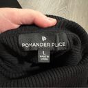 Tuckernuck  Pomander Place Black 3/4 Sleeve Knit Turtleneck Sweater Dress Sz L Photo 5