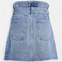 AGOLDE  90's Denim Mini Skirt High Waisted Blue Wash Women’s Size 24 Photo 1