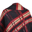 Chico's  Plaid Sequined Embellished Cowl Neck Poncho Size S/M Photo 5