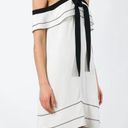 Proenza Schouler NWT.  Off-the-shoulder bow crepe mini dress Photo 7