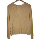 BKE Long sleeve Knit Keyhole Back Sweater Mustard Yellow Size Large Photo 0