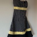 Trixxi Retro style 50s dress black and yellow polka dots / NWOT Photo 1