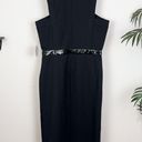 STAUD NWT  Sharmila Black Midi Dress Perfect for Work or Cocktail Photo 8