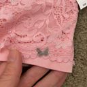 Jessica Simpson  Lace Bandeau Bra Pink M Photo 2