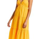 Rails  Avril Sleeveless Tiered Midi Dress In Marigold Size Medium Photo 3