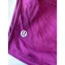 Lululemon  Activewear Women's‎ Cropped Zip Raw Sleeve Pink Tee size 6 Photo 4