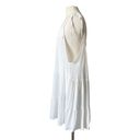 AQUA  Swim Shoulder Tie Swimsuit Cover-up Dress in Ivory size Large Women's NWT Photo 5