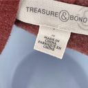 Nordstrom Treasure & Bond Red Long Sleeve Pullover Hoodie S Photo 3