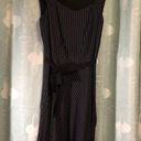 Loft  polka dot midi dress, sleeveless, with belt, women size 4 Photo 5