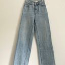 Garage high waisted wide leg light wash jeans Photo 0