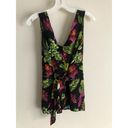 Mango  Casual Women's Floral Tropical Print Top Size Medium Photo 1